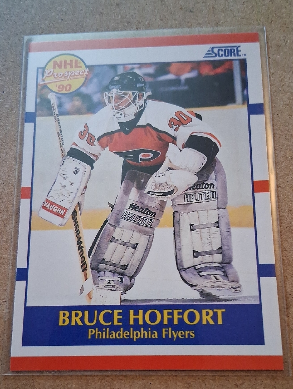 Bruce Hoffort Philadelphia Flyers NHL Hockey Rookie Cards